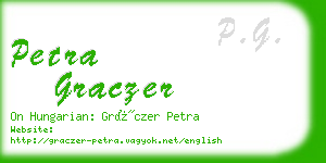 petra graczer business card